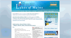 Desktop Screenshot of lakesofmaine.org